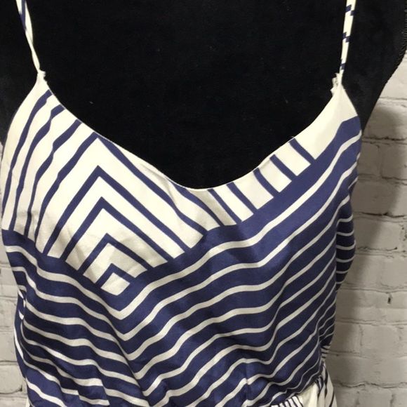 MYNE| Blue & White Casual Dress Sz 2 with … - Picture 7 of 16